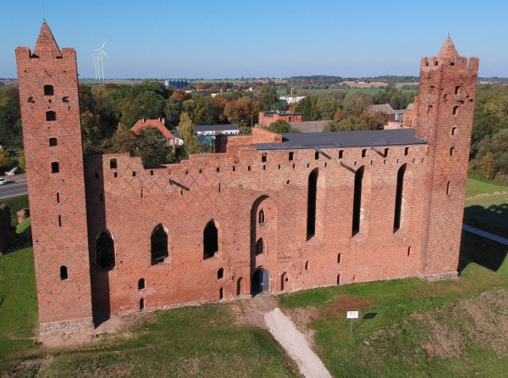 Teutonic Castle in Radzyn Chełmiński, Poland